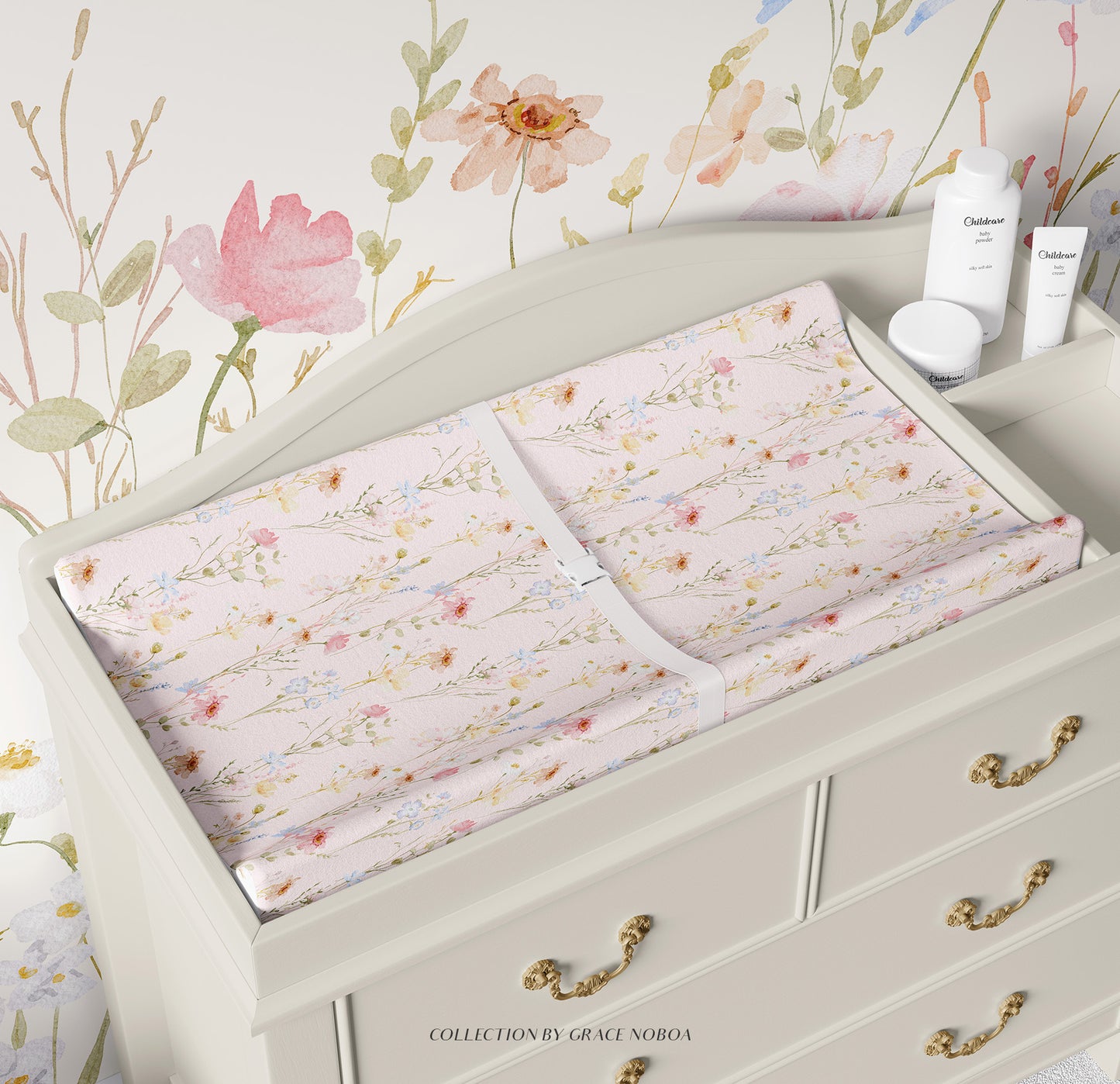 Watercolor dreamy Wildflowers Set