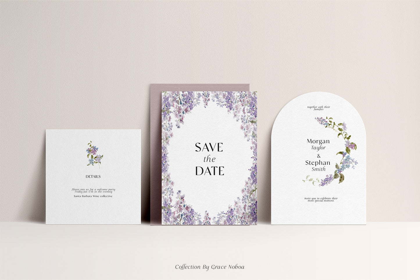 Floral Lilac Watercolor Collection