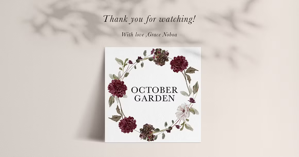 Burgundy & Blush Watercolor autumnal Florals clipart