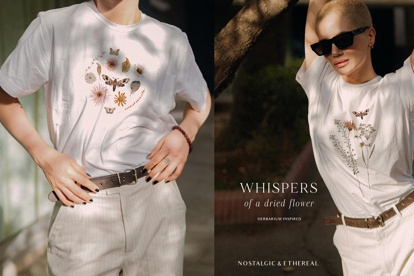 Wildflowers dried flowers watercolor floral clipart