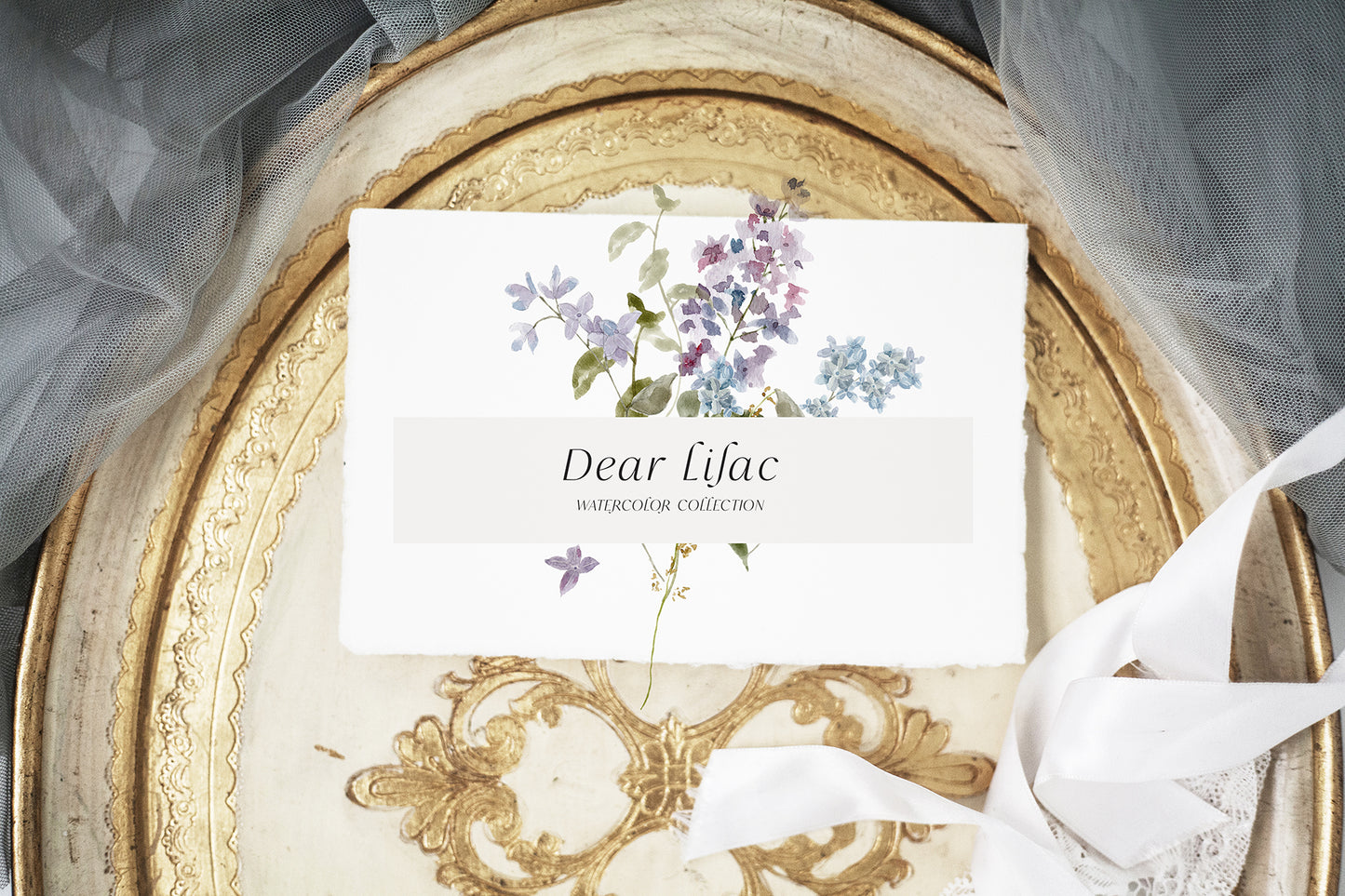 Floral Lilac Watercolor Collection