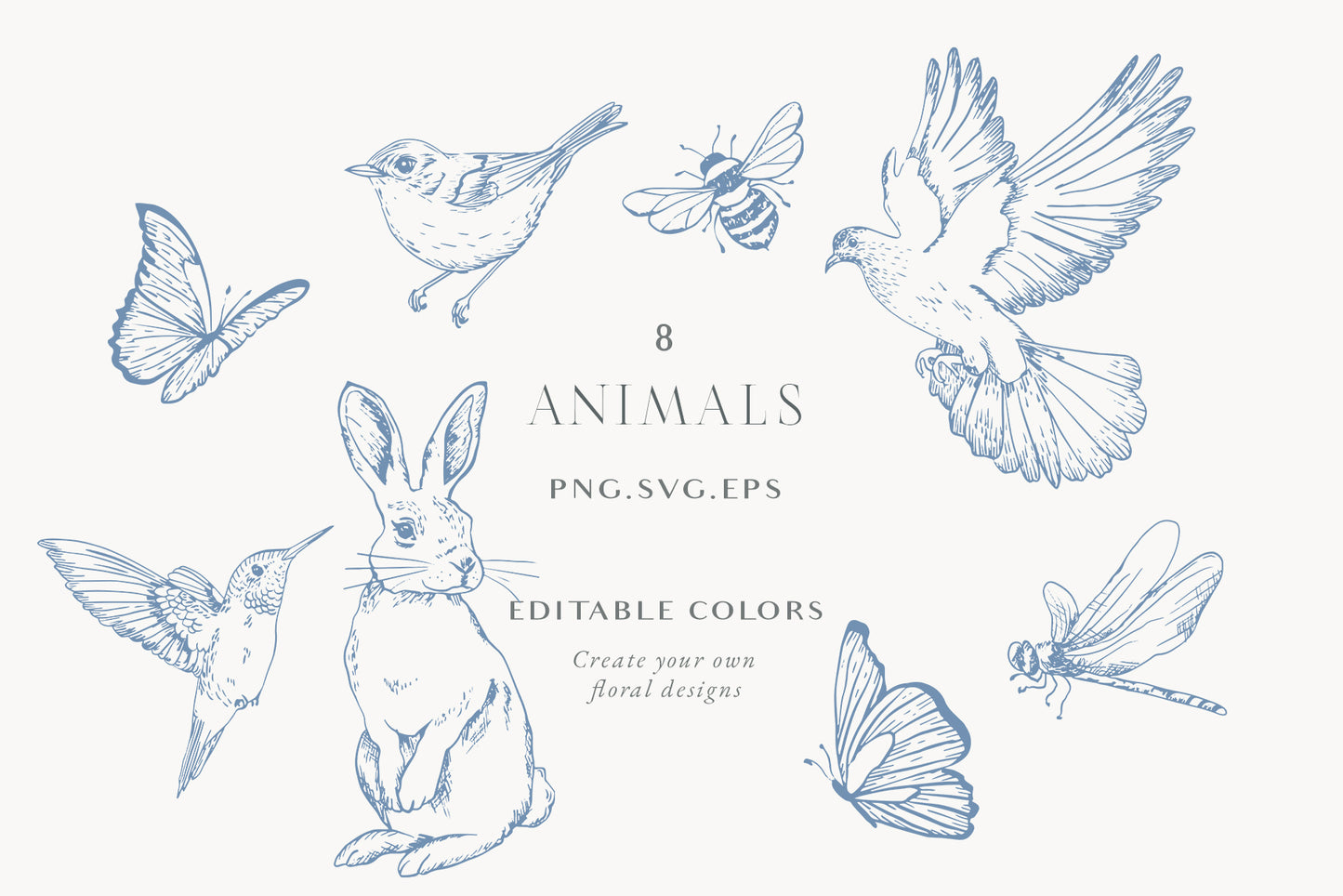 Blue Victorian Vintage Fine Line Art vector clipart