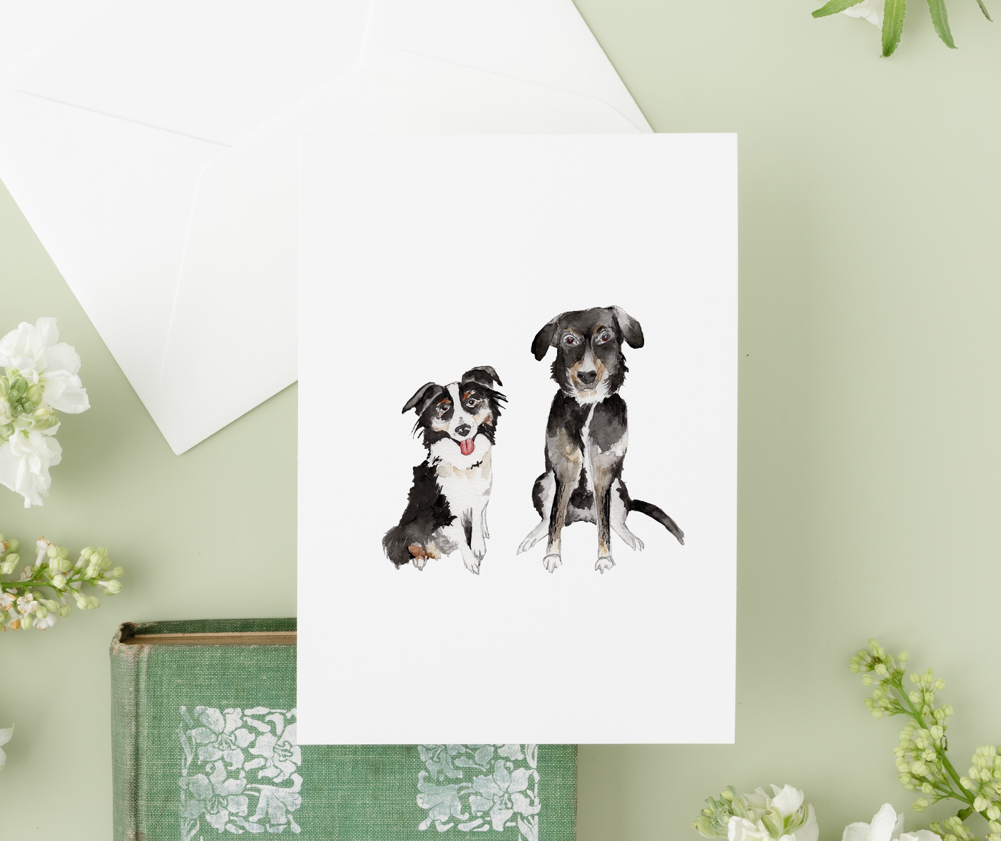 Watercolor Custom pet portrait