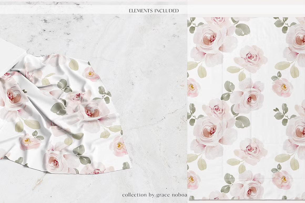 Floral Seamless Patterns background for fabric and wallpaper