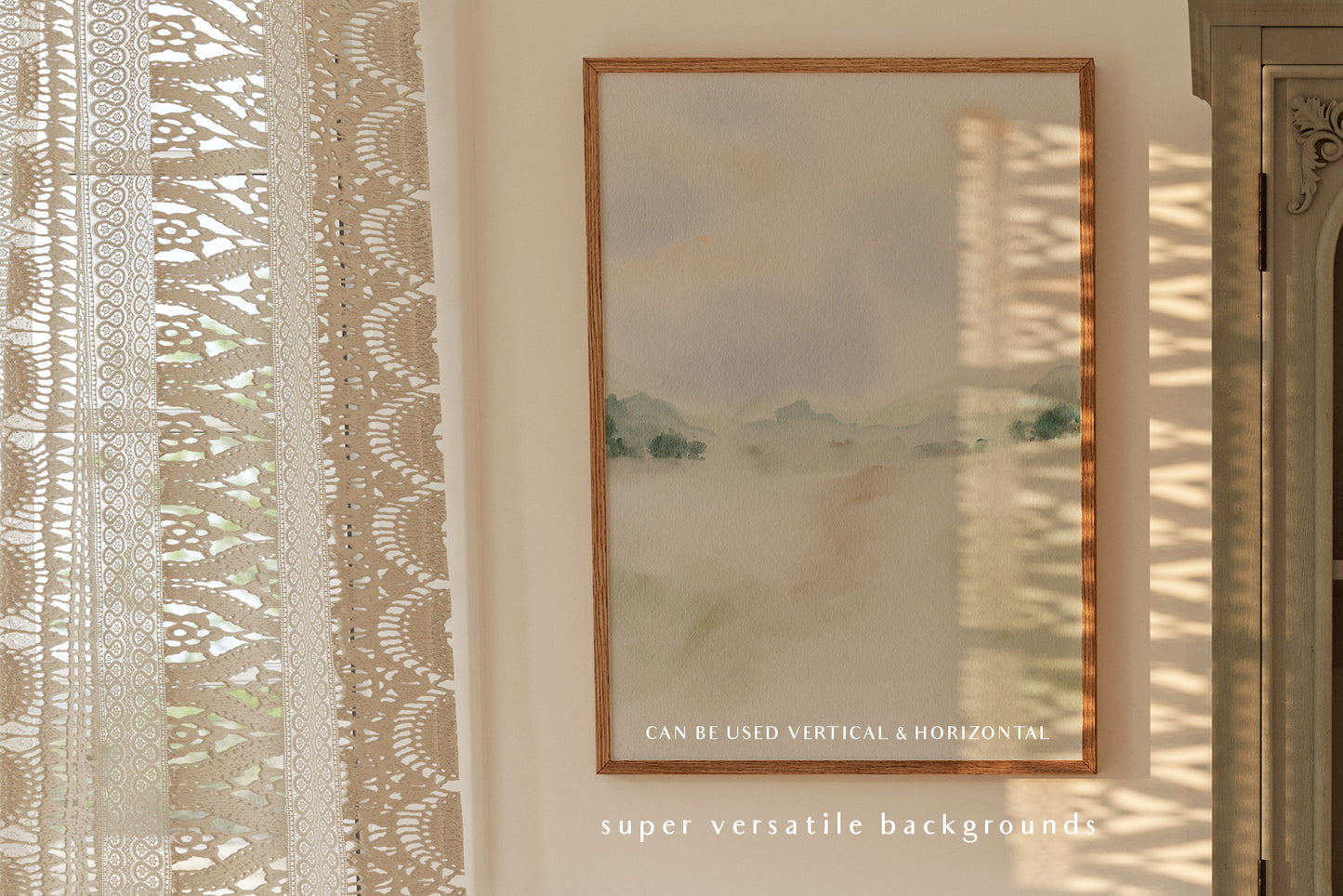 Watercolor soft textured abstract background wallpaper