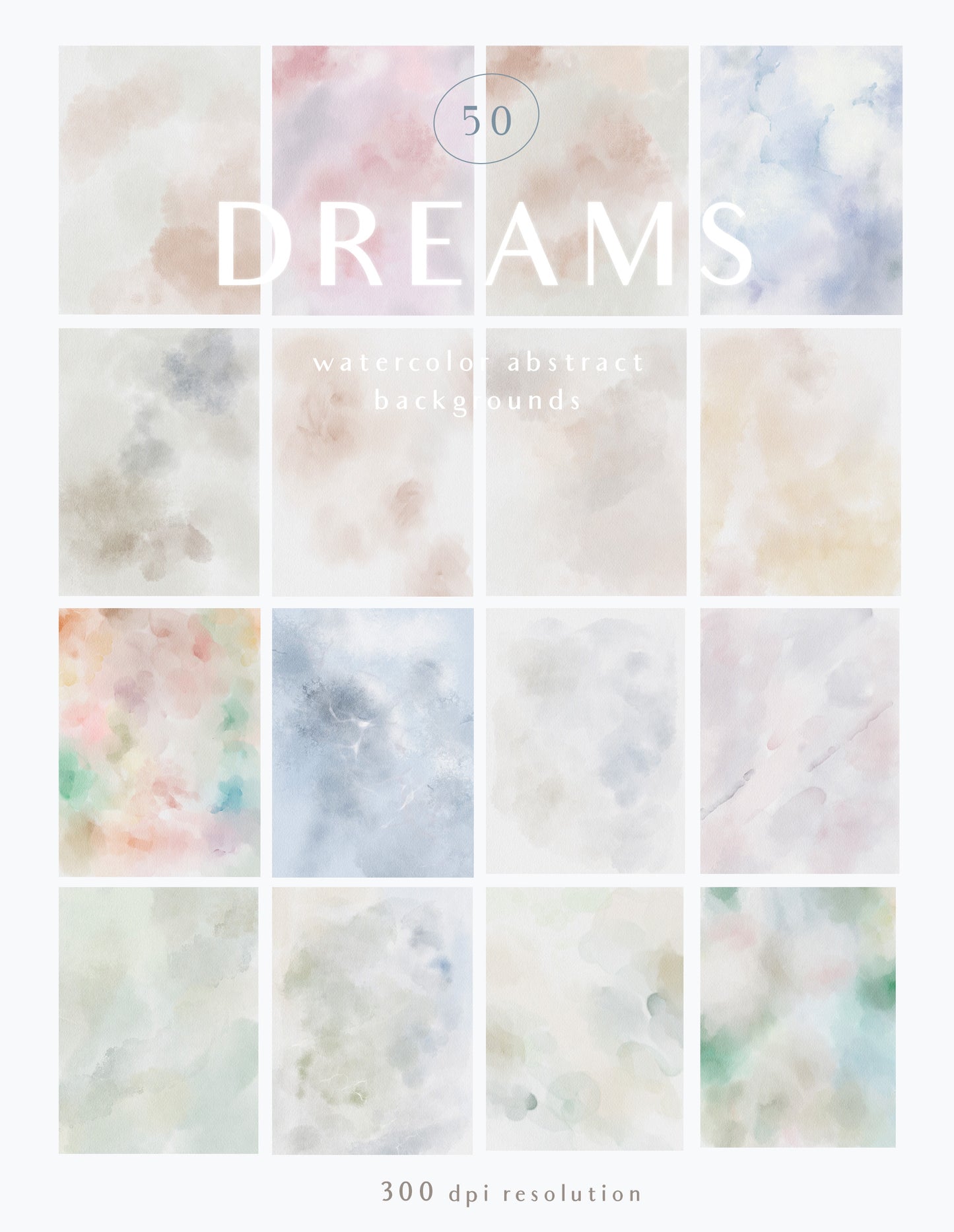 Watercolor soft textured abstract background wallpaper