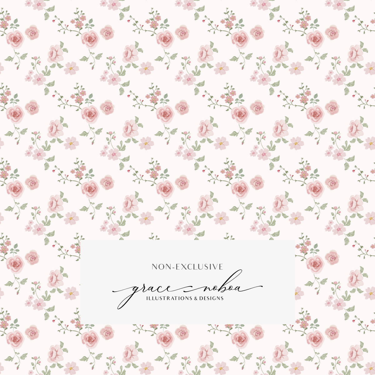 SHABBY- Pink vintage floral seamless pattern file for clothing, wallpapers, backgrounds