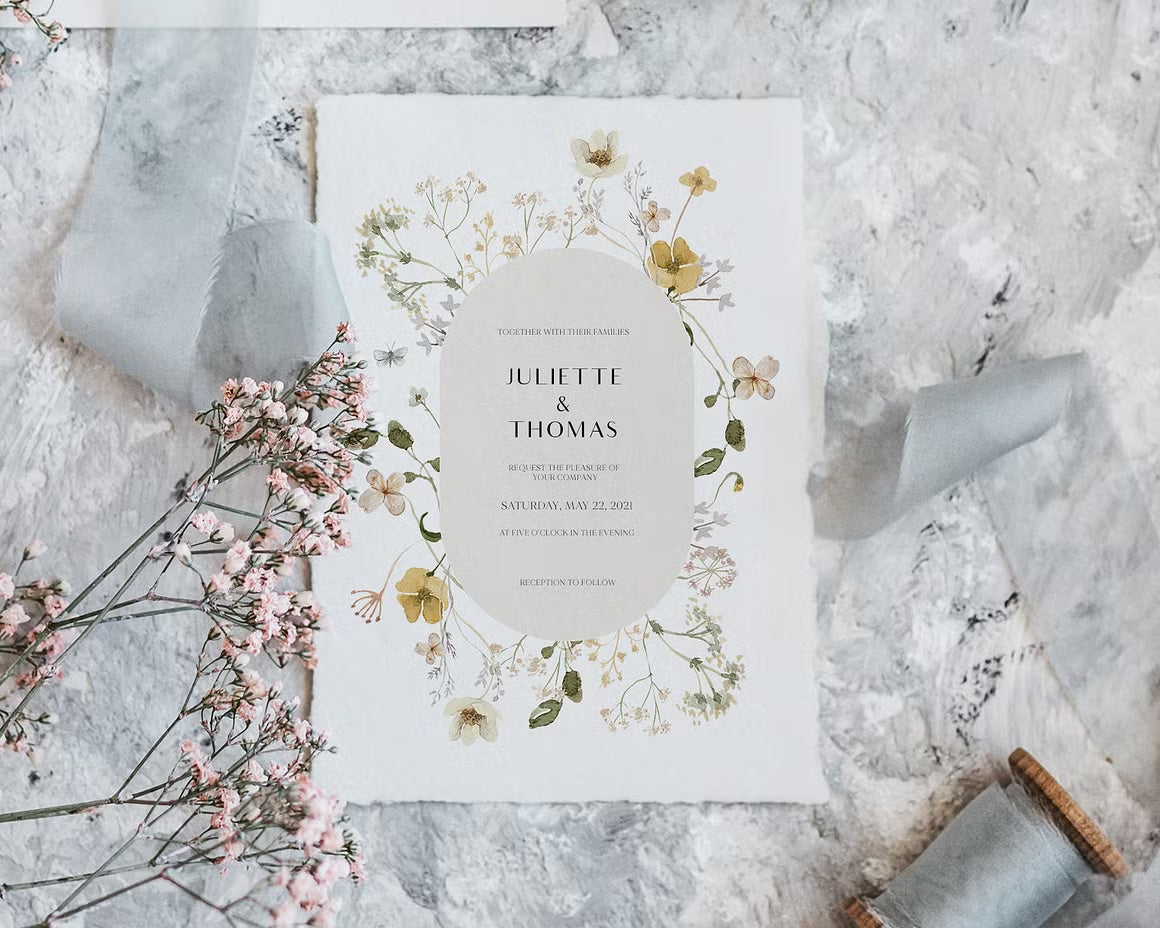Delicate Stories Wildflowers watercolor flowers clipart