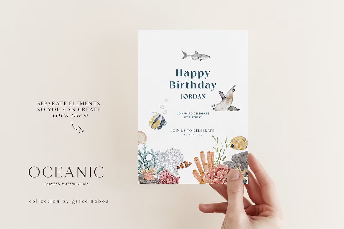 OCEAN Undersea Coral reef animals