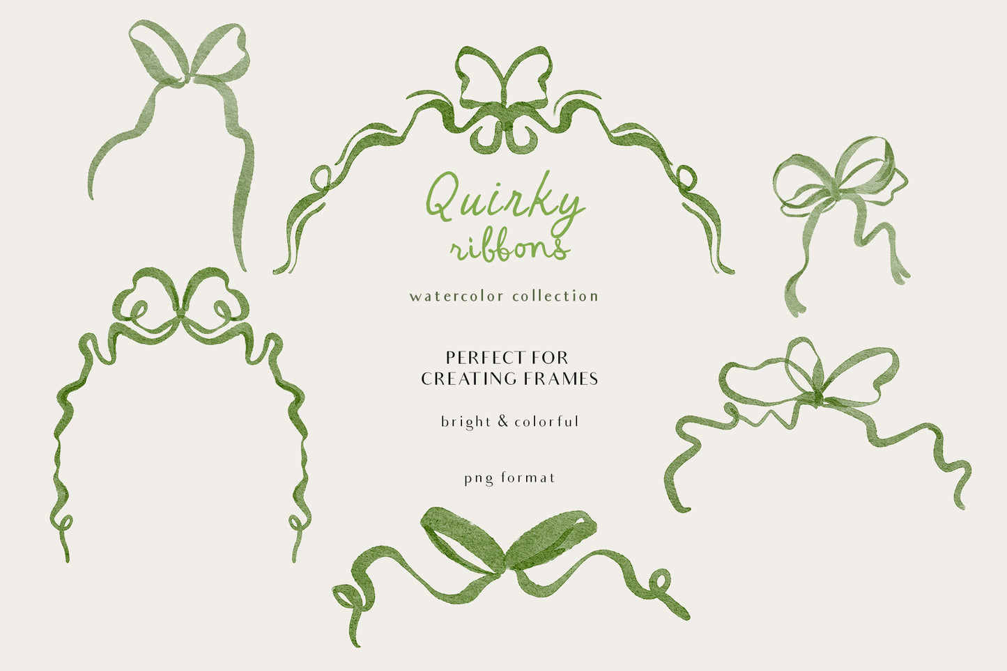 Hand-drawn watercolor quirky whimsy flowers