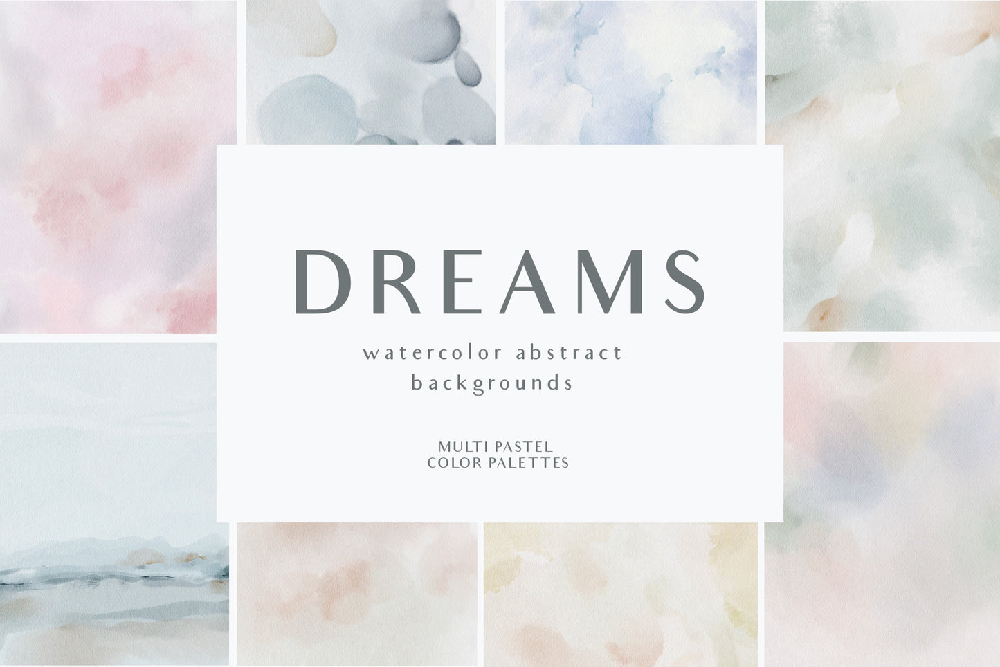 Watercolor soft textured abstract background wallpaper