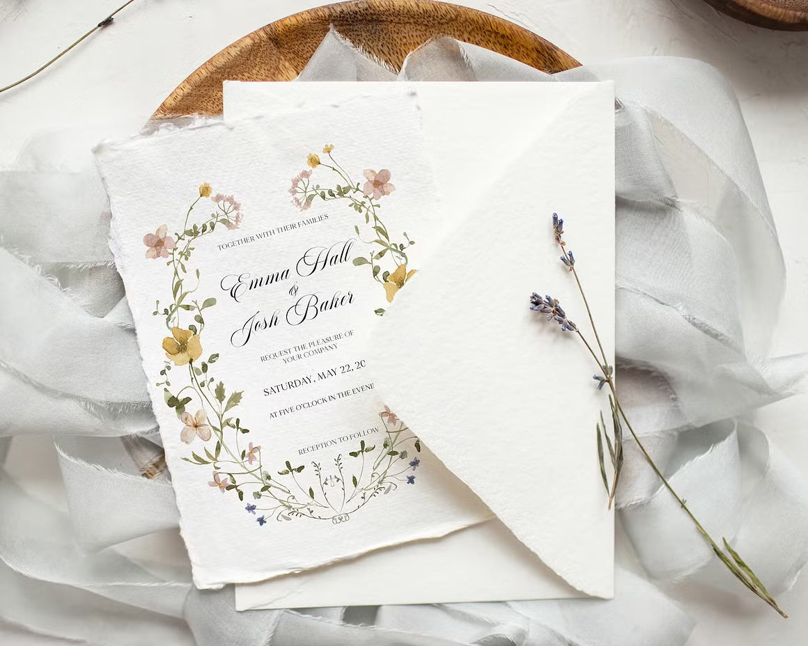 Delicate Stories Wildflowers watercolor flowers clipart
